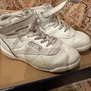 Reebok Kids White High-Top Sneakers